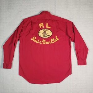 Polo by Ralph Lauren Red Men's Casual Shirt